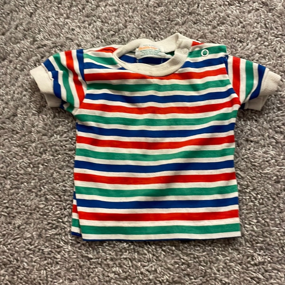 Vintage healthtex striped baby T-shirt - see description